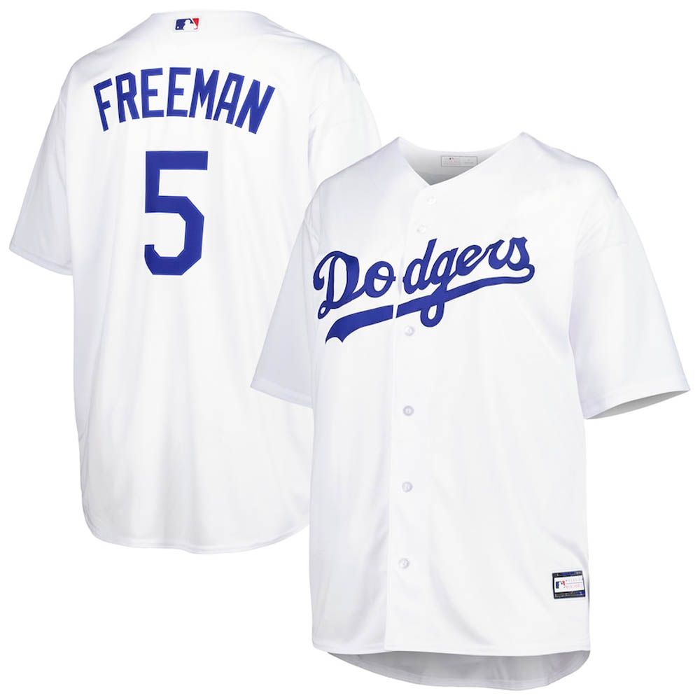 Youth Los Angeles Dodgers Freddie Freeman Cool Base Replica Home Jersey - White