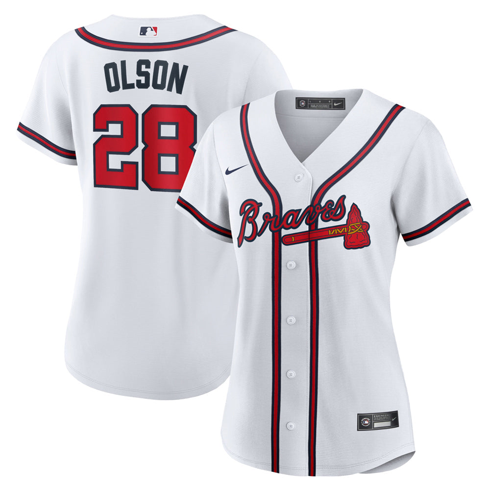 Women's Atlanta Braves Matt Olson Home Player Jersey - White
